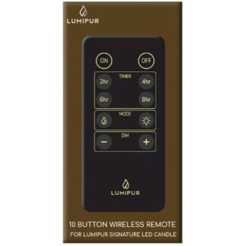 Flameless Candle 10-Button Remote Control Powered by CR2320 Battery (not included)