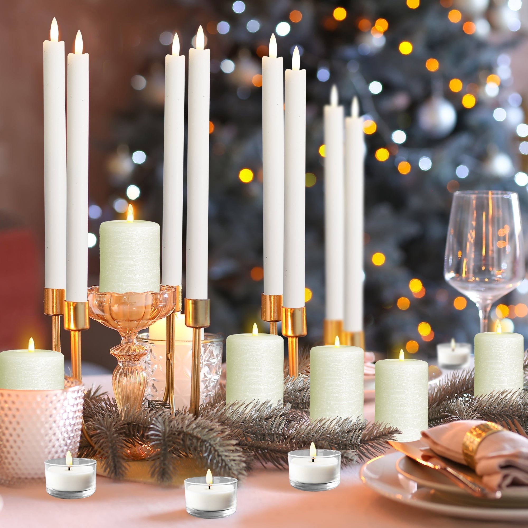 Signature 25 Piece Flameless Candle Centerpiece Collection