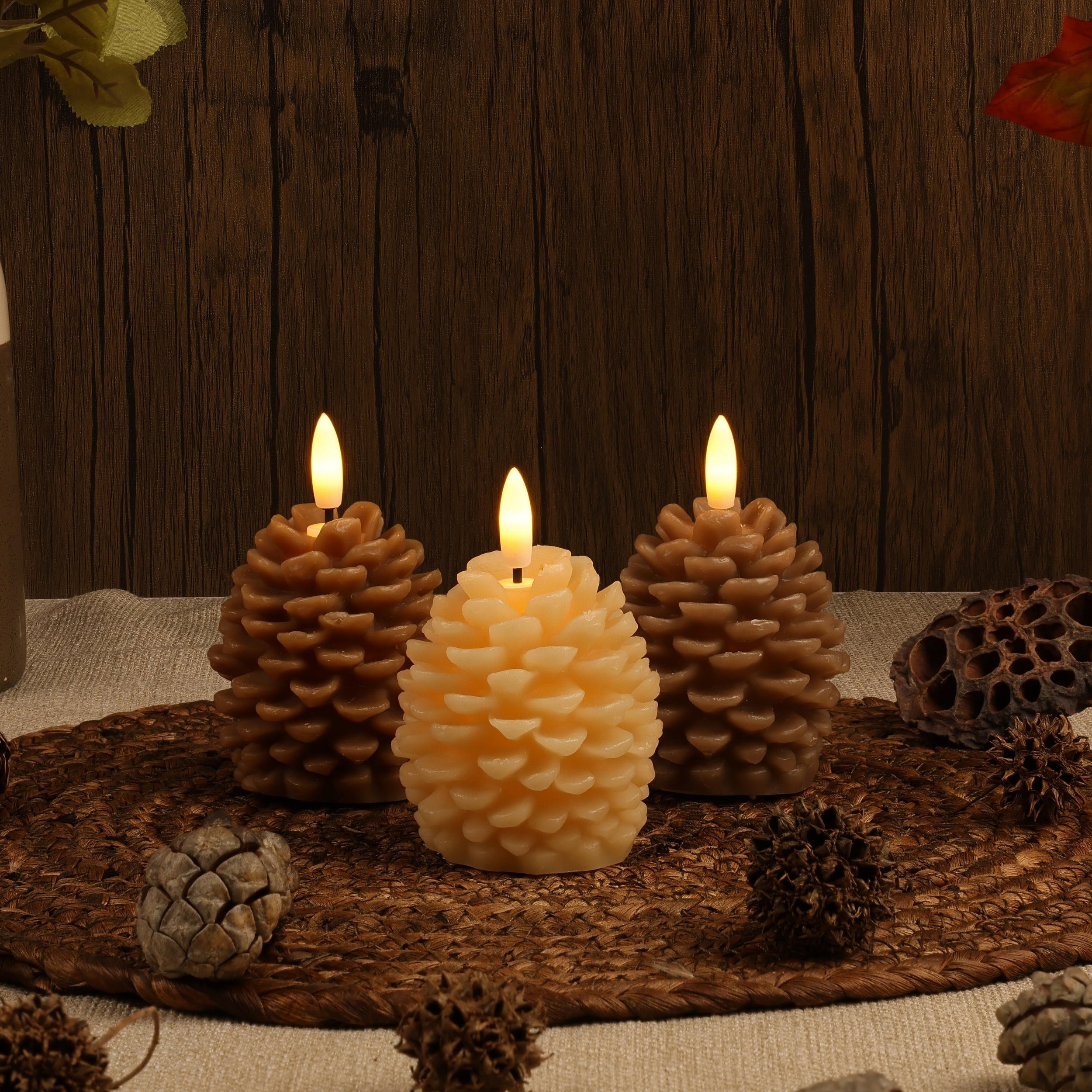 Harvest Small Pine cone shape