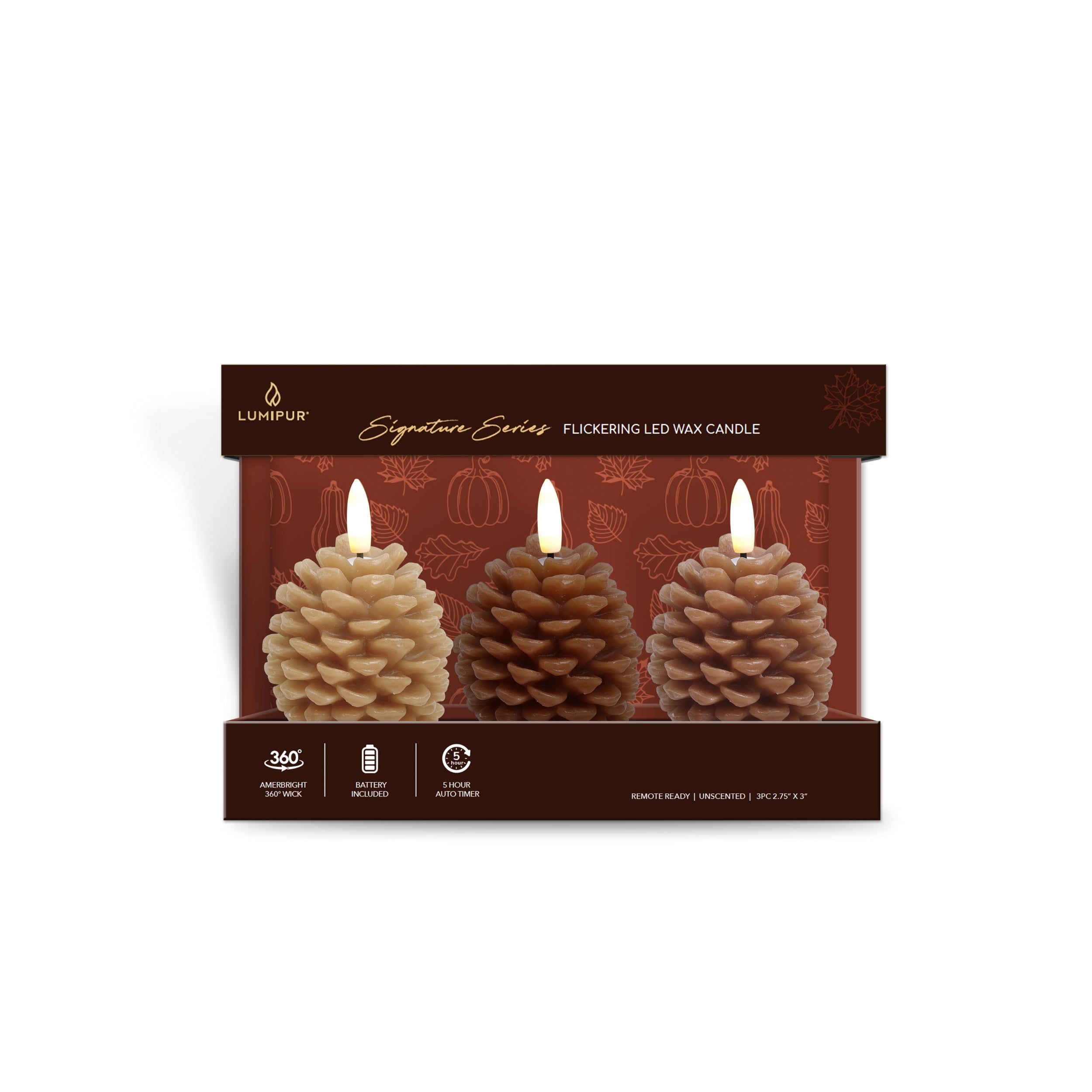 Harvest Small Pine cone shape