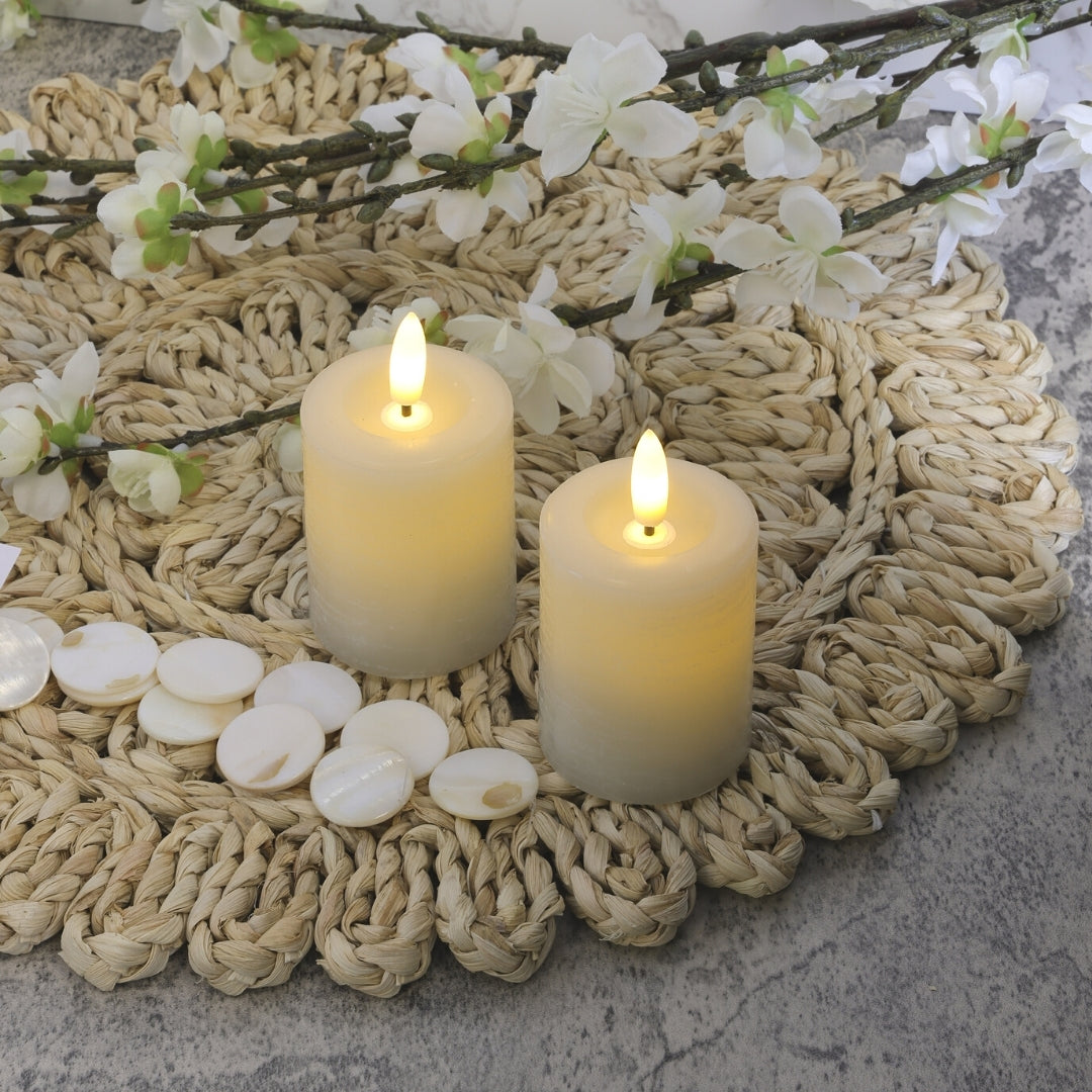 Signature Gray Fog Flameless Votive Candles