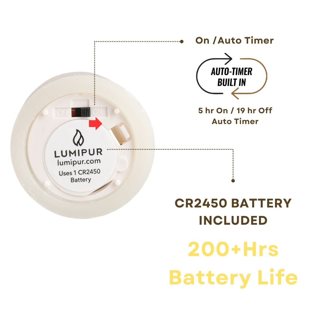 Signature Gray Fog Flameless Votive Candles