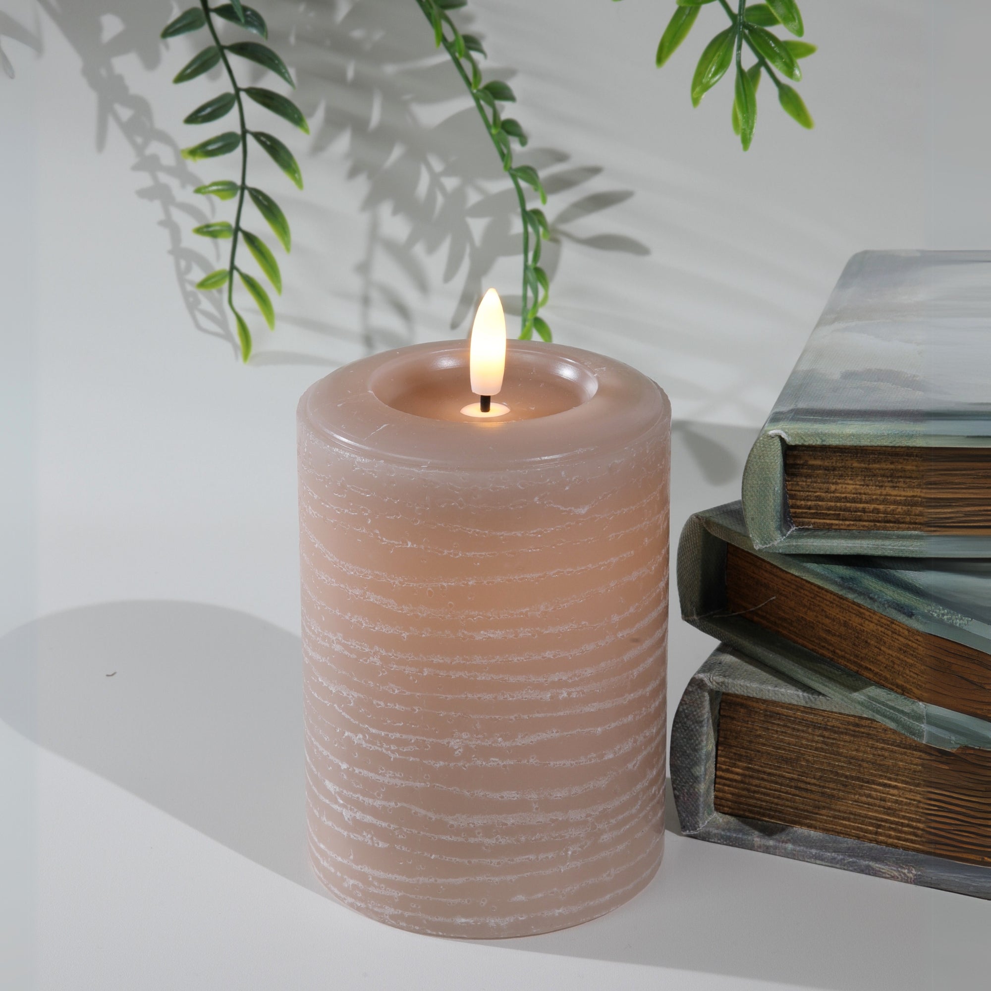 Signature Mushroom Flameless Pillar Candles